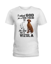 Vizsla Asked God Ladies T-Shirt thumbnail