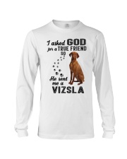 Vizsla Asked God Long Sleeve Tee thumbnail