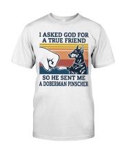 true friend Doberman Pinscher Classic T-Shirt thumbnail