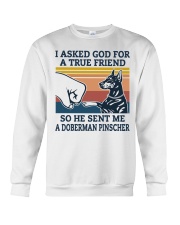 true friend Doberman Pinscher Crewneck Sweatshirt thumbnail