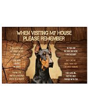 Visit home Doberman Pinscher 17x11 Poster thumbnail