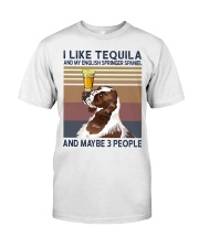Tequila and English Springer Spaniel Premium Fit Mens Tee thumbnail