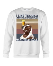 Tequila and English Springer Spaniel Crewneck Sweatshirt thumbnail