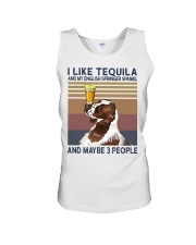 Tequila and English Springer Spaniel Unisex Tank thumbnail