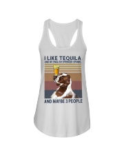 Tequila and English Springer Spaniel Ladies Flowy Tank thumbnail