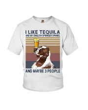 Tequila and English Springer Spaniel Youth T-Shirt thumbnail