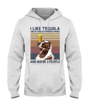 Tequila and English Springer Spaniel Hooded Sweatshirt thumbnail