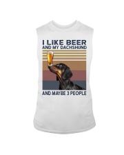I like beer and my Dachshund Sleeveless Tee thumbnail