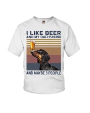 I like beer and my Dachshund Youth T-Shirt thumbnail