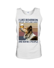 Bourbon and Shetland Sheep kp Unisex Tank thumbnail