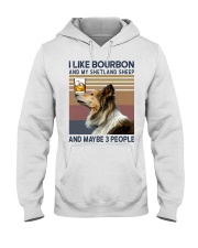 Bourbon and Shetland Sheep kp Hooded Sweatshirt thumbnail
