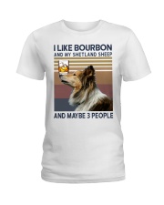 Bourbon and Shetland Sheep kp Ladies T-Shirt thumbnail