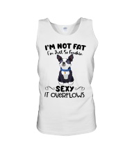 I m not fat sexy Boston Terriers Unisex Tank thumbnail