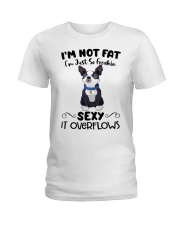 I m not fat sexy Boston Terriers Ladies T-Shirt thumbnail
