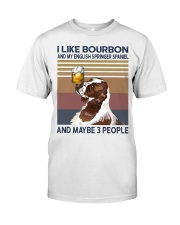 Bourbon and English Springer Spaniel Premium Fit Mens Tee thumbnail