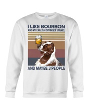 Bourbon and English Springer Spaniel Crewneck Sweatshirt thumbnail