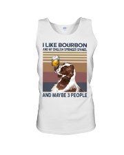 Bourbon and English Springer Spaniel Unisex Tank thumbnail