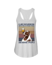 Bourbon and English Springer Spaniel Ladies Flowy Tank thumbnail