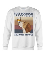 Bourbon and Beagle Crewneck Sweatshirt thumbnail