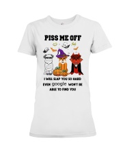PISS ME OFF Miniature Schnauzer Premium Fit Ladies Tee thumbnail
