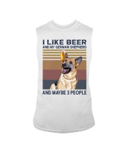 Beer and German Shepherd Sleeveless Tee thumbnail