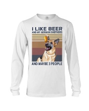 Beer and German Shepherd Long Sleeve Tee thumbnail