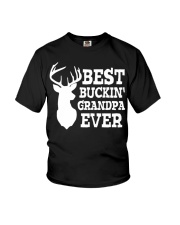 Best Bucking Grandpa Ever Tshirt 2Rfmc Funny shirt Youth T-Shirt thumbnail