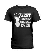 Best Bucking Grandpa Ever Tshirt 2Rfmc Funny shirt Ladies T-Shirt thumbnail