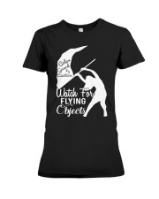 Color Guard Caution Watch Premium Fit Ladies Tee thumbnail