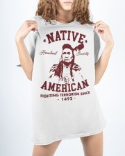 NATIVE AMERICAN FIGHTING TERRORISM SINCE 1492 Classic T-Shirt custom-t-shirts-classic-lifestyle-front-437