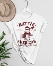 NATIVE AMERICAN FIGHTING TERRORISM SINCE 1492 Classic T-Shirt custom-t-shirts-classic-lifestyle-front-464
