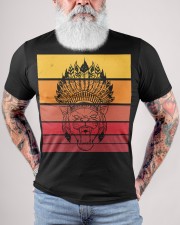 Vintage Sunset Native American Classic T-Shirt custom-t-shirts-classic-lifestyle-front-446