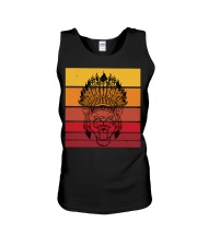 Vintage Sunset Native American Unisex Tank tile
