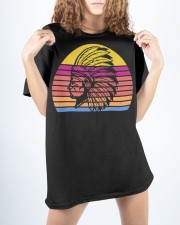 Vintage Sunset Native American Classic T-Shirt custom-t-shirts-classic-lifestyle-front-437
