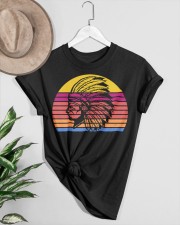 Vintage Sunset Native American Classic T-Shirt custom-t-shirts-classic-lifestyle-front-464