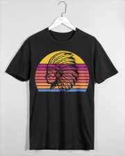 Vintage Sunset Native American Classic T-Shirt custom-t-shirts-classic-lifestyle-front-465