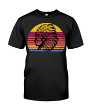 Vintage Sunset Native American Premium Fit Mens Tee tile