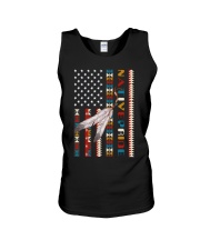 Native American Flag Unisex Tank tile