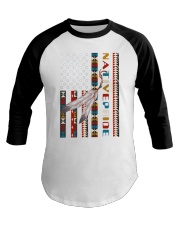 Native American Flag Baseball Tee tile