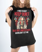 I TRIED TO KEEP KEEP QUIET BY MY ANCESTORS WOULDN'T LET ME Classic T-Shirt custom-t-shirts-classic-lifestyle-front-437