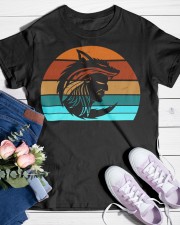 Vintage Sunset Native American Classic T-Shirt custom-t-shirts-classic-lifestyle-front-453