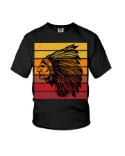 Vintage Sunset Native American Youth T-Shirt tile