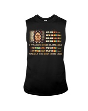 I WAS NOT BORN IN AMERICA - AMERICA WAS BORN ON MY LAND Sleeveless Tee tile