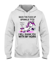 Back The - Today is not the day Hooded Sweatshirt thumbnail