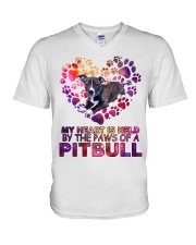 Pit bull V-Neck T-Shirt thumbnail