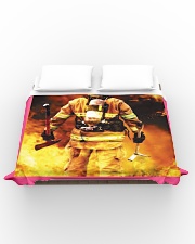 firefighter Duvet Cover - King Duvet Cover - King aos-duvet-covers-104x88-lifestyle-front-02
