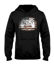 4th Of July Gift Video Game Gamer Kids Boy Hooded Sweatshirt thumbnail