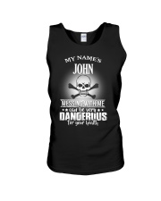 My name's John Unisex Tank thumbnail
