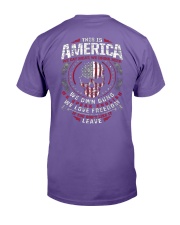 THIS IS AMERICA - WE OWN GUNS Premium Fit Mens Tee thumbnail