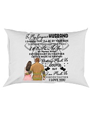 I'll Be By Your Side My Husband Firefighter Pillow Rectangular Pillowcase tile